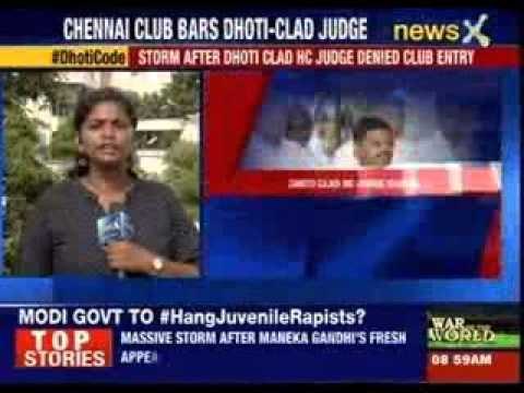 Madras High Court judge denied entry to club for wearing dhoti