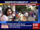 Congress protests outside Delhi's UP Bhavan against rapes in UP