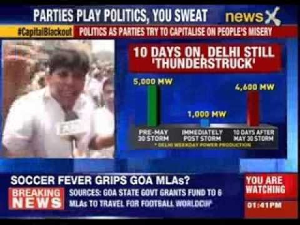 Congress spearheads massive protests against Capital Blackout