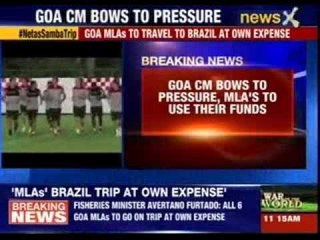 Goa CM bows to pressure, MLA's to use their funds