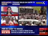 Congress workers protest in Delhi's Karol Bagh area