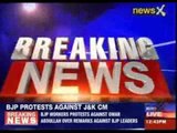 BJP protest against Omar over remark on BJP