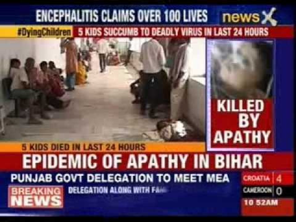 Encephalitis has killed over 100 children in Bihar
