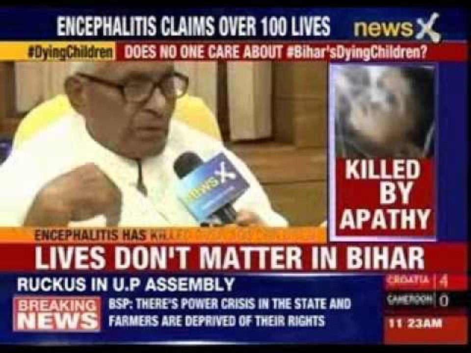 Encephalitis spreading in Bihar, 100 children dead