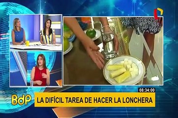 Lonchera escolar: ¿Qué comida deben llevar los niños al colegio?