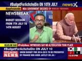 Budget session from 7th July to 14th August