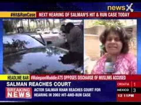 Actor Salman Khan reaches court for 2002 hit-and-run case