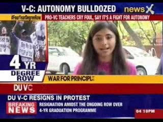 NSUI students gherao VC's residence, DU VC steps down