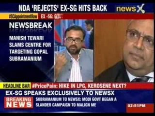 Manish Tewari slams centre for targeting Gopal Subramanium