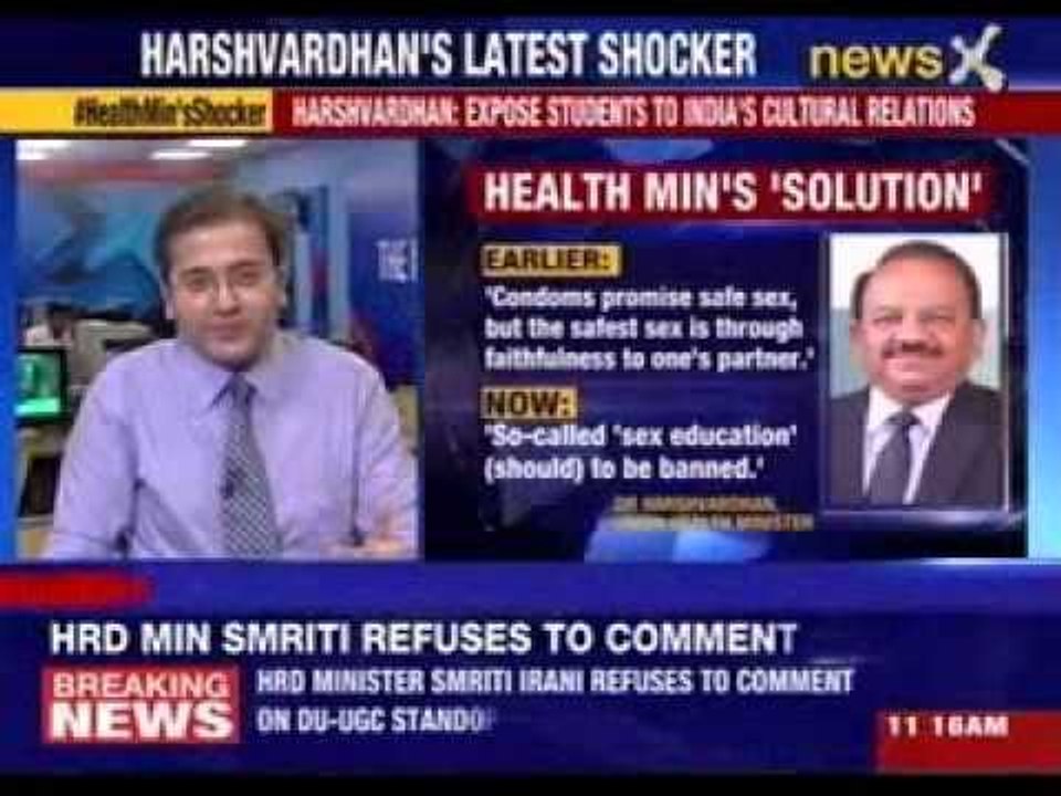 Harsh Vardhan: Sex education in schools should...