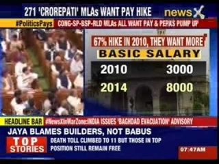 Uttar Pradesh: 271 'crorepatis' MLAs want pay hike