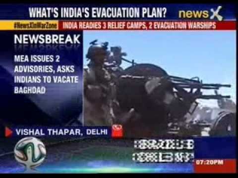 MEA issue 2 advisories, asks Indians to vacate Baghdad