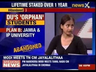 'Orphaned' students lay siege to HRD minister residence