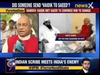 Vaidik asserts over the meet with Hafiz Saeed: Its was an act of patriotism