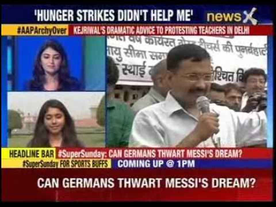 Arvind Kejriwal's dramatic advice to protesting teachers in Delhi