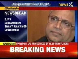 BJP's Subramanium Swamy slams Modi government