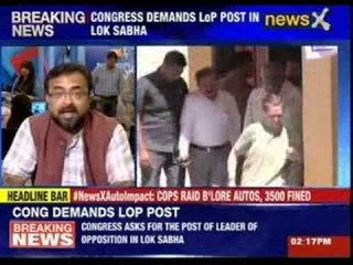Congress demands LoP post in Lok Sabha