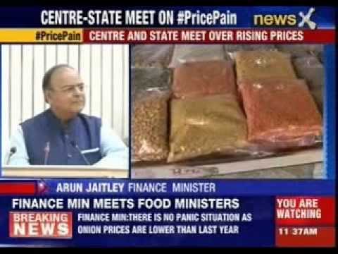 Arun Jaitley: States and central government meet over price rise