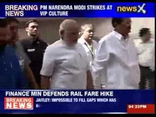 PM Narendra Modi strikes at VIP culture