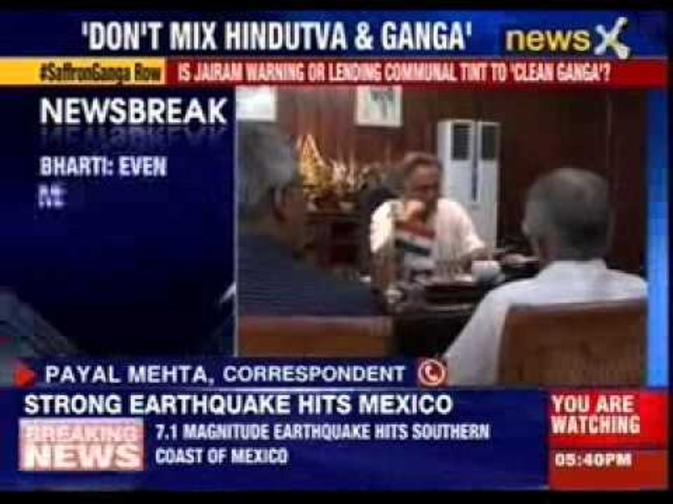 Uma Bharti rejects 'saffronisation' charges