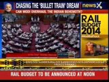 Rail Budget to be announced at noon