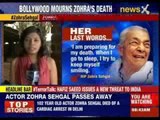 Grand old lady of Bollywood Zohra Sehgal passes away
