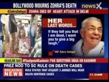Actress Zohra Sehgal to be cremated today