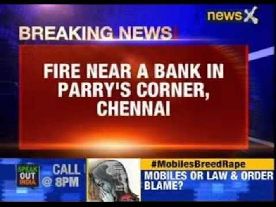 Fire breaks out in Parry's corner, Chennai