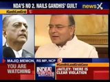 India Debates: Congress takes on FM Arun Jaitley