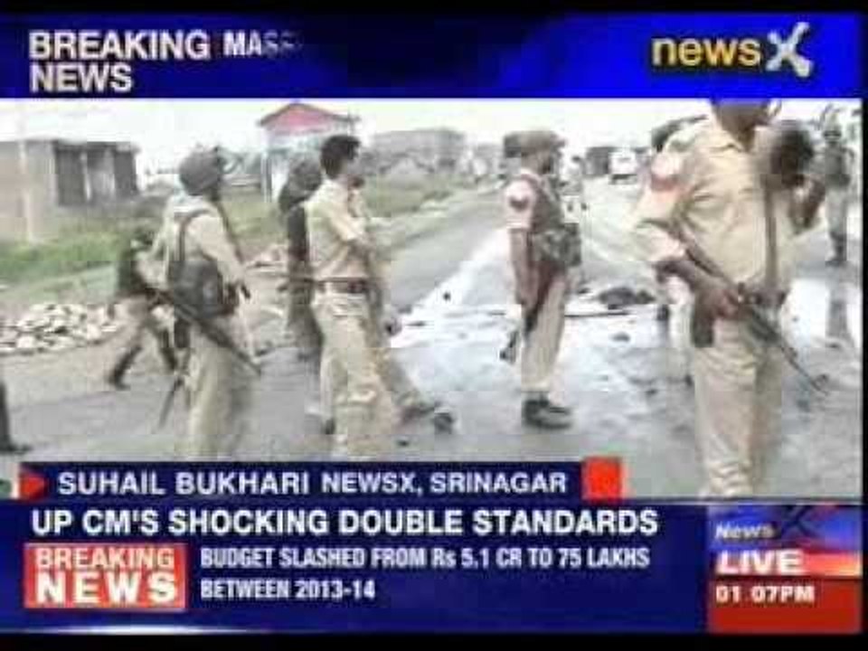 Massive protests in Srinagar