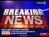 Malaysian airlines flight crashes near Ukraine