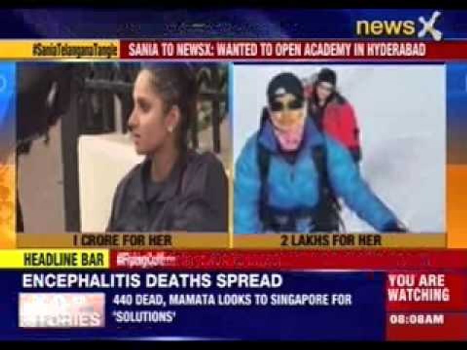 BJP opposes 1 crore payment to Sania for endorsing Telangana