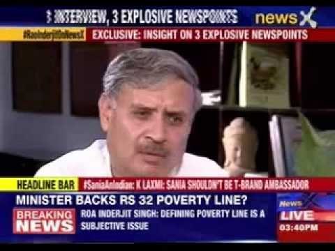 NewsX Exclusive: MoS for planning Inderjit Singh Exclusively speaks to NewsX
