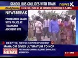 Protesters clash with police at Telangana accident site