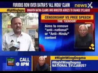 Dinanath Batra claims HRD minister agrees to change syllabus