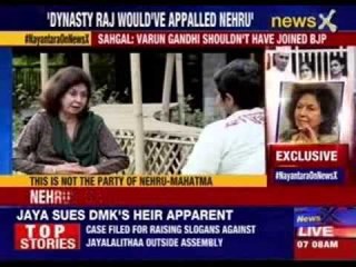 Indira’s cousin slams Congress under Sonia on NewsX