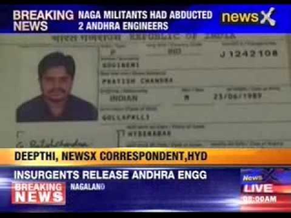 Abducted Andhra engineers released by militants