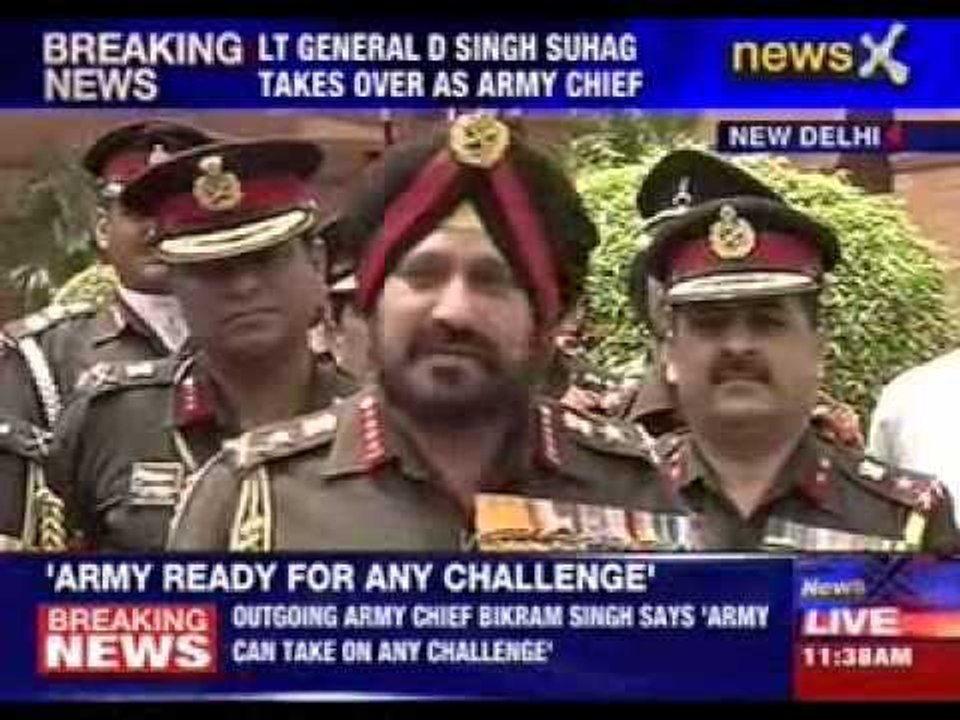 Lt Dalbir Singh Suhag takes over as Army Chief