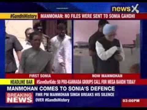 Manmohan Singh defends Sonia Gandhi over Natwar claims