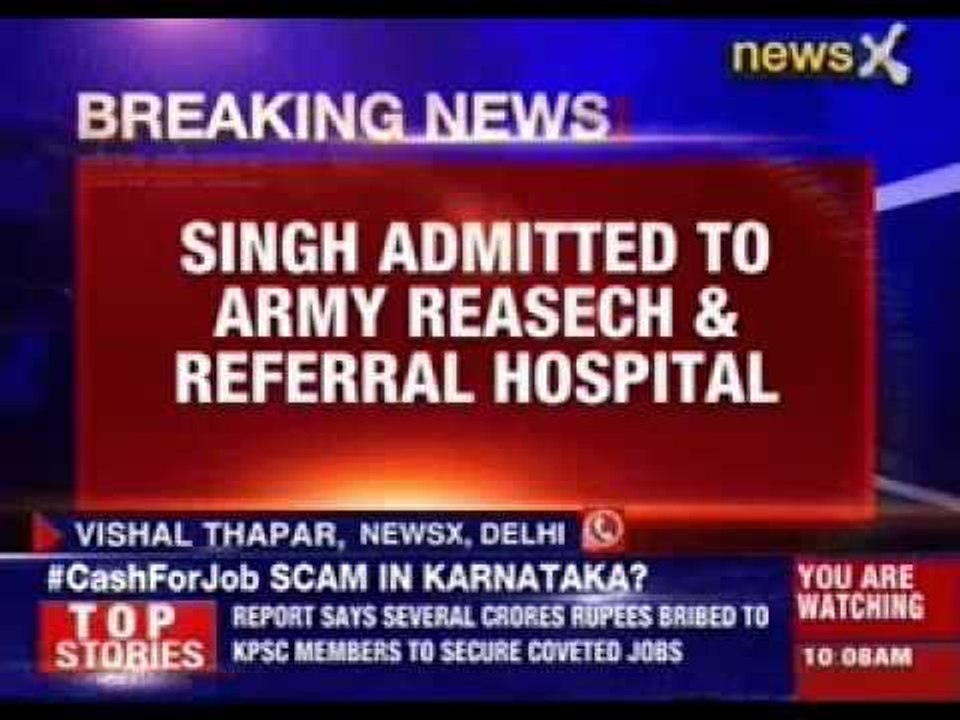 Former Defence Minister Jaswant Singh hospitalised in Delhi