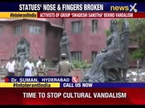 3 statues of queen Victoria Vandalised in Mathura