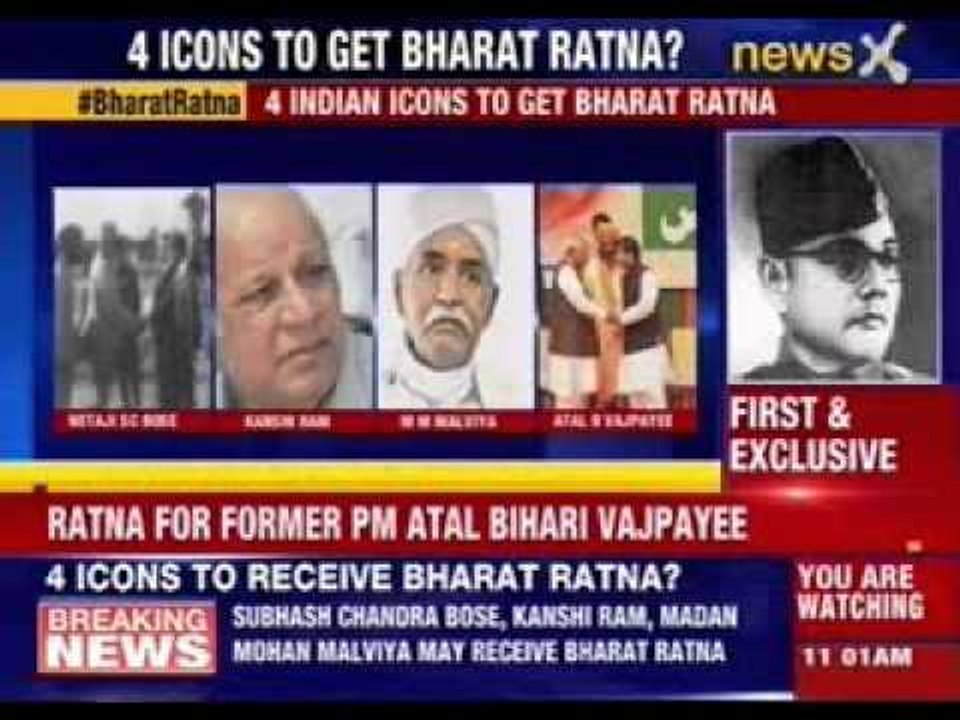 Bose, Malviya, Kanshi Ram and Vajpayee to get Ratna?