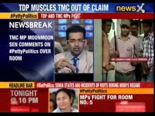 TDP and TMC MPs fight for room no. 5 in Parliament
