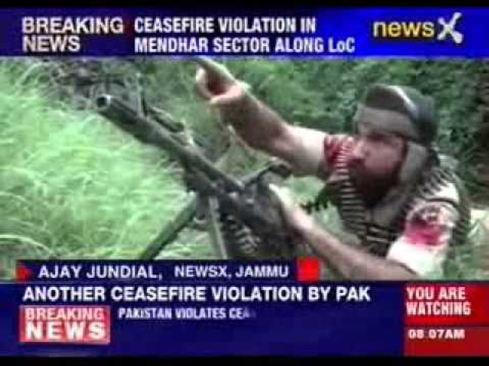 Pakistan violates ceasefire in Mendhar sector of J&K