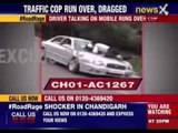 NewsX exclusive: Traffic cop dragged on car