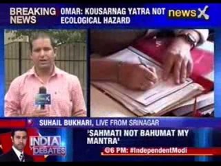 Omar Abdullah: Administration mishandled Kousarnag Yatra