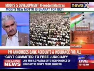 Narendra Modi announces bank accounts and insurance for all Indians