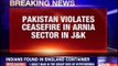 Pakistan violates ceasefire in Arnia sector in J&K