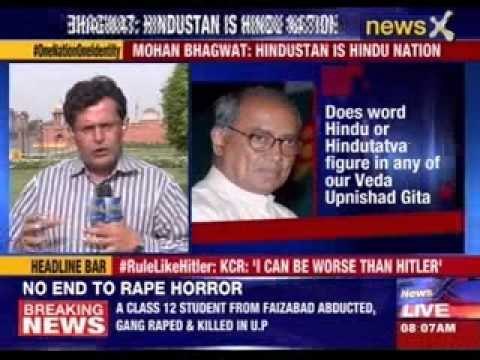 Digvijay Singh attacks Rashtriya Swayamsevak Sangh in Rajya Sabha