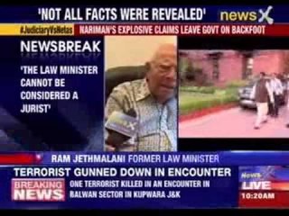 Ram Jethmalani: Fali Nariman is right in challenging the law